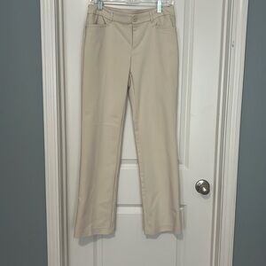 Size 4. Light khaki (cream) trousers